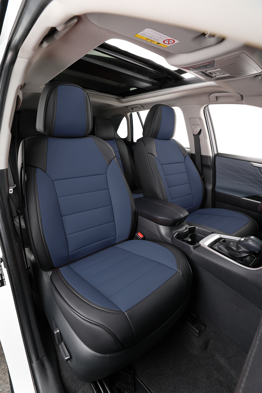 2nd Gen STAR5 Premium Seat Covers – Full Set for 5-Seater Sedans, SUVs & Trucks (Navy)