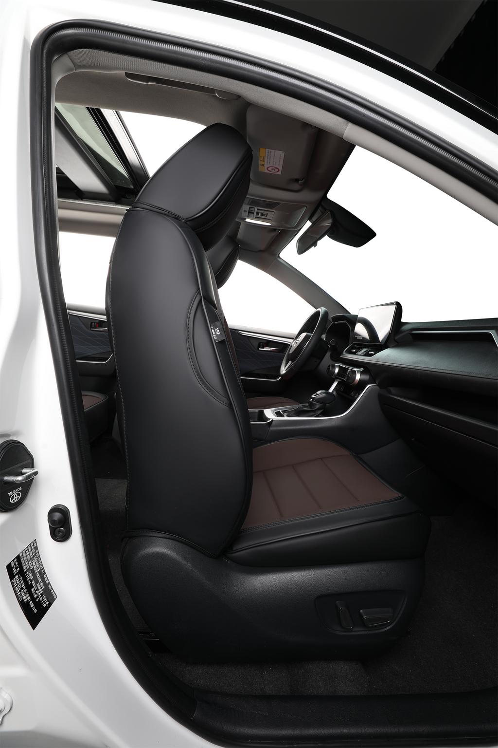 2nd Gen STAR5 Premium Seat Covers – Full Set for 5-Seater Sedans, SUVs & Trucks (Coffee)