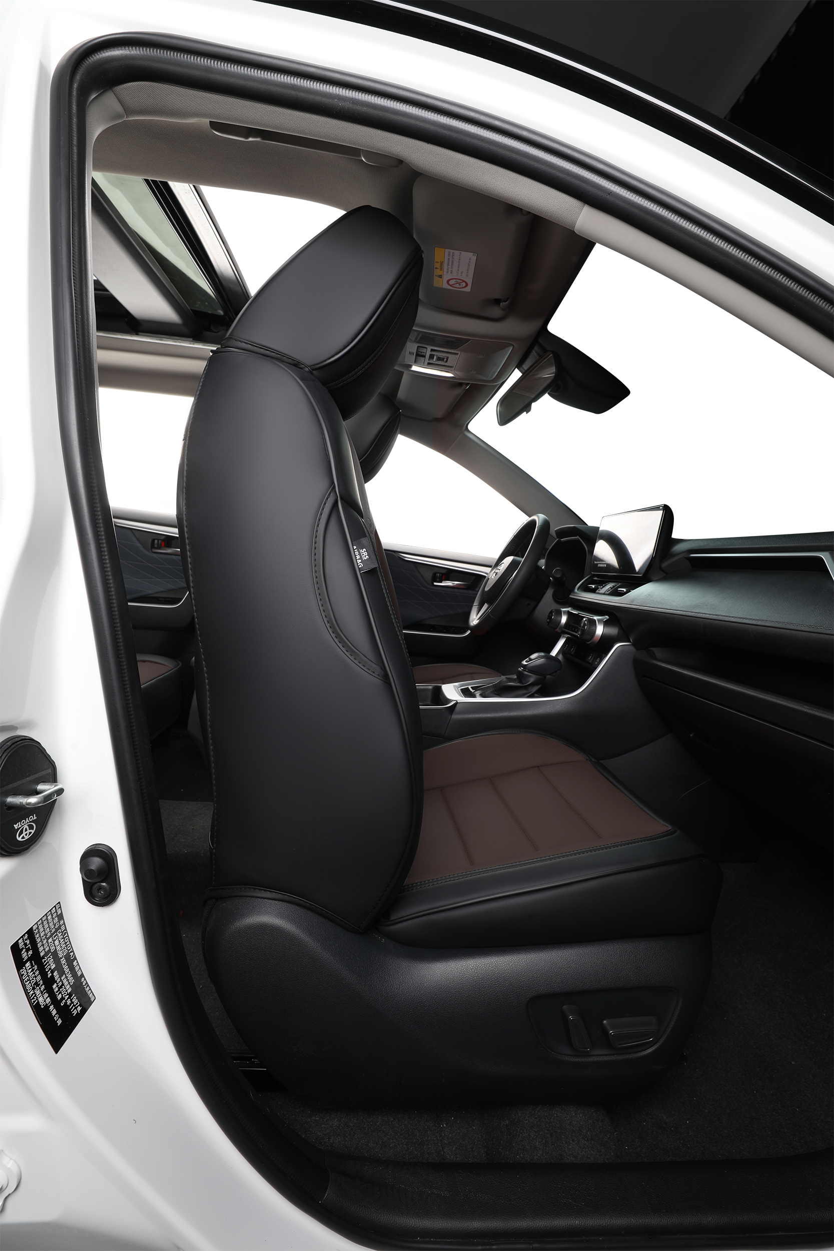 2nd Gen STAR5 Premium Seat Covers – Full Set for 5-Seater Sedans, SUVs & Trucks (Coffee)