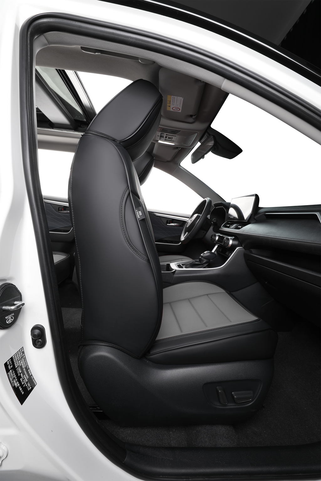 2nd Gen STAR5 Premium Seat Covers – Full Set for 5-Seater Sedans, SUVs & Trucks (Steel Gray)