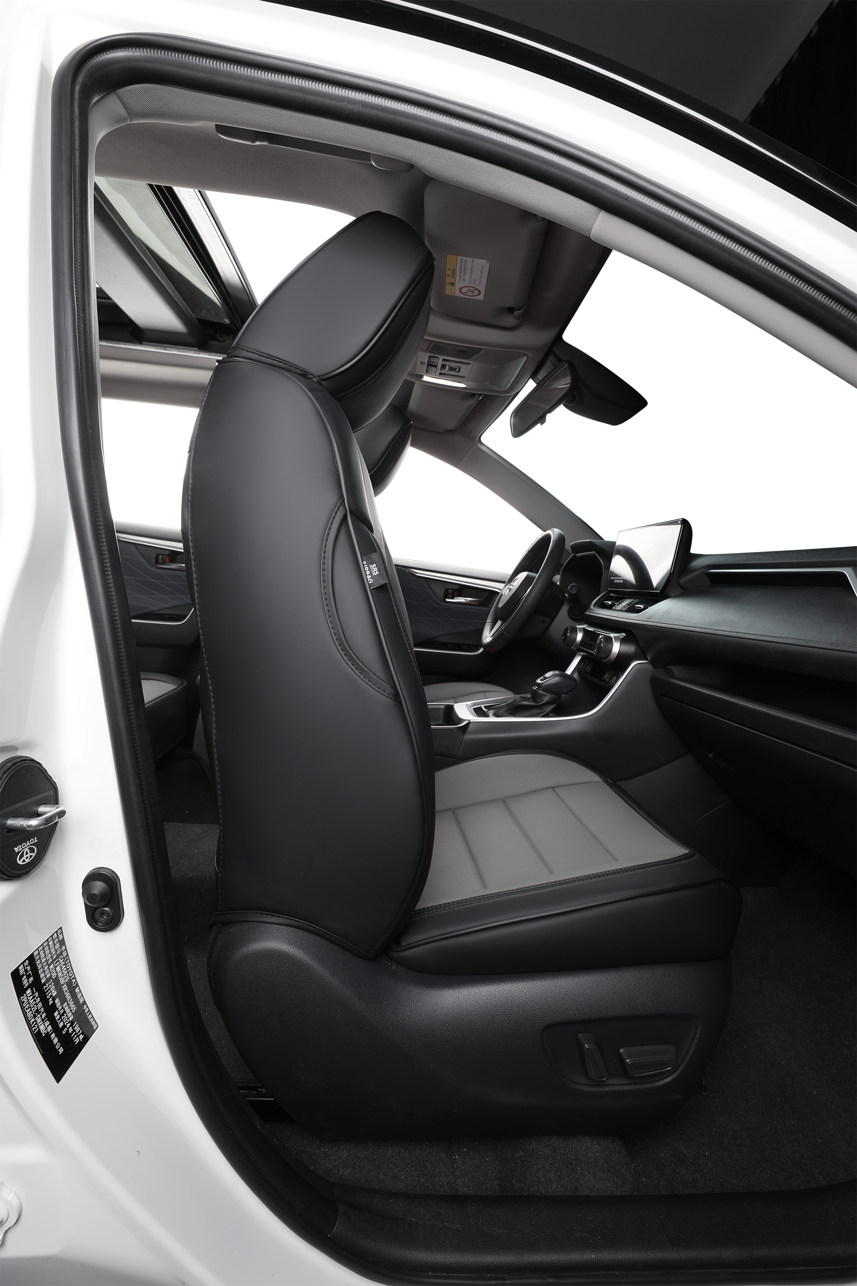 2nd Gen STAR5 Premium Seat Covers – Full Set for 5-Seater Sedans, SUVs & Trucks (Steel Gray)