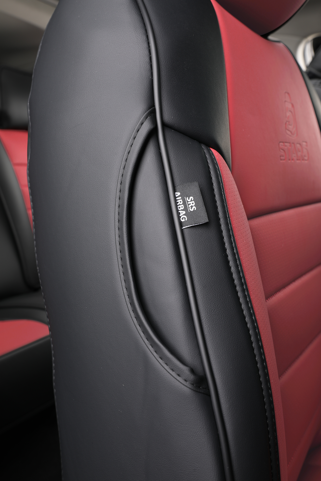 2nd Gen STAR5 Premium Seat Covers – Full Set for 5-Seater Sedans, SUVs & Trucks (Maroon)
