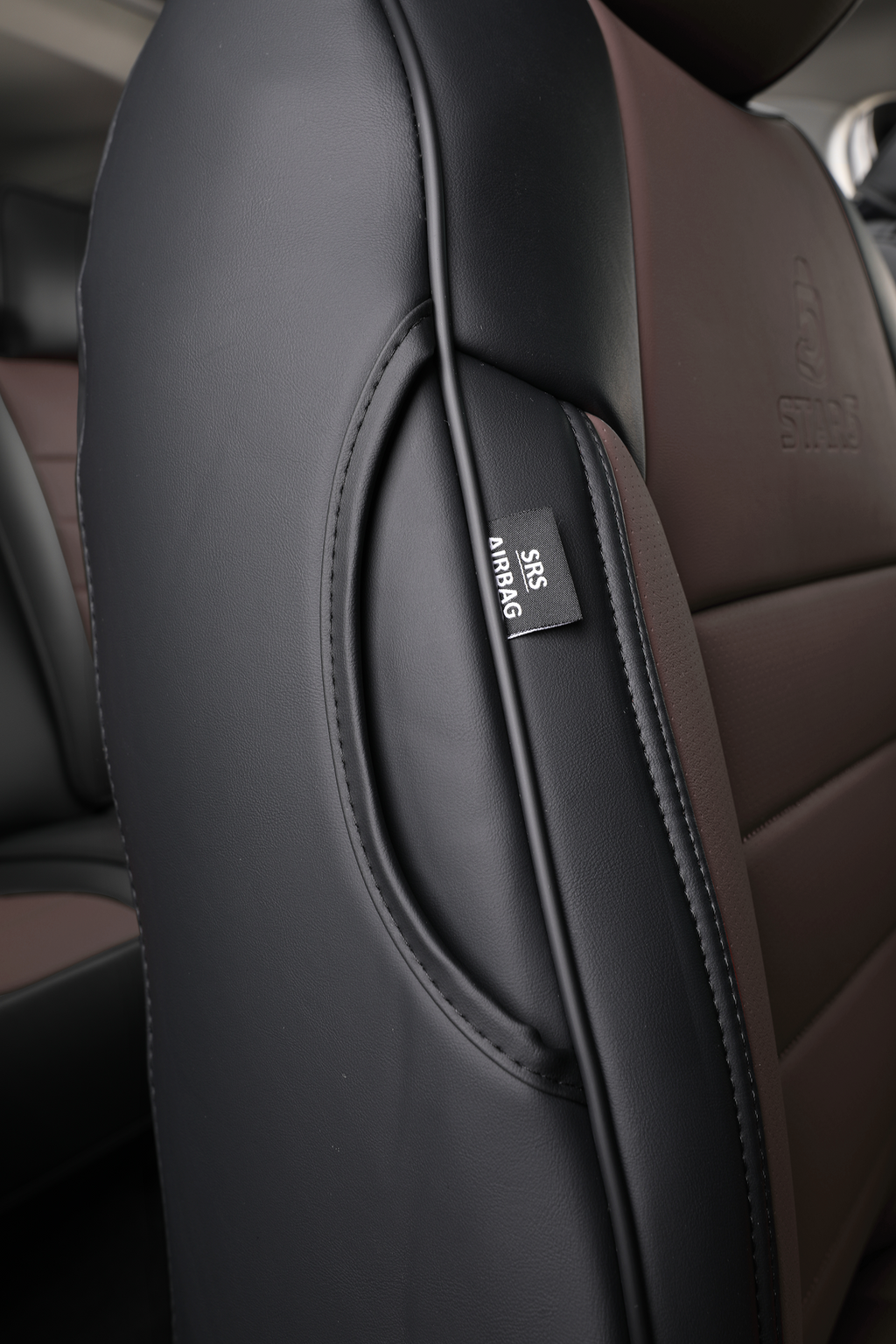 2nd Gen STAR5 Premium Seat Covers – Full Set for 5-Seater Sedans, SUVs & Trucks (Coffee)