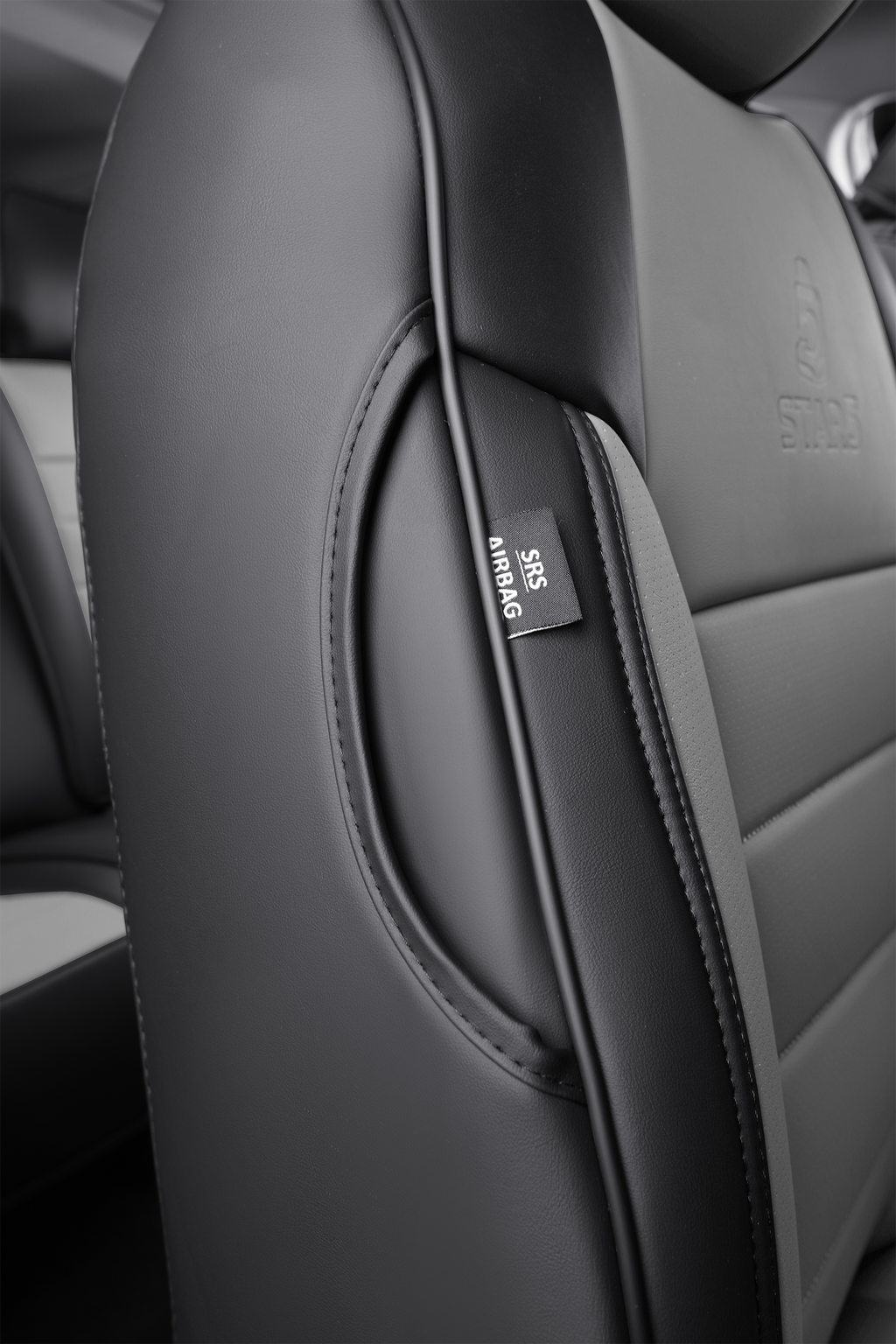 2nd Gen STAR5 Premium Seat Covers – Full Set for 5-Seater Sedans, SUVs & Trucks (Steel Gray)
