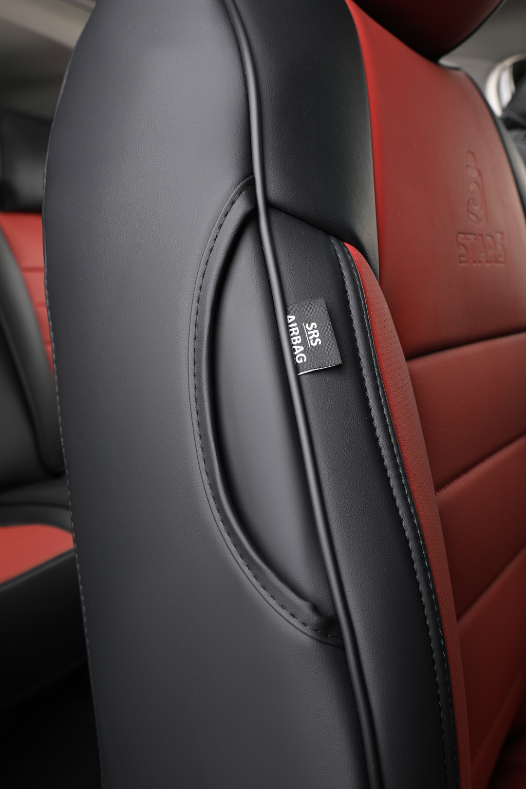 2nd Gen STAR5 Premium Seat Covers – Full Set for 5-Seater Sedans, SUVs & Trucks (Velvet Red)