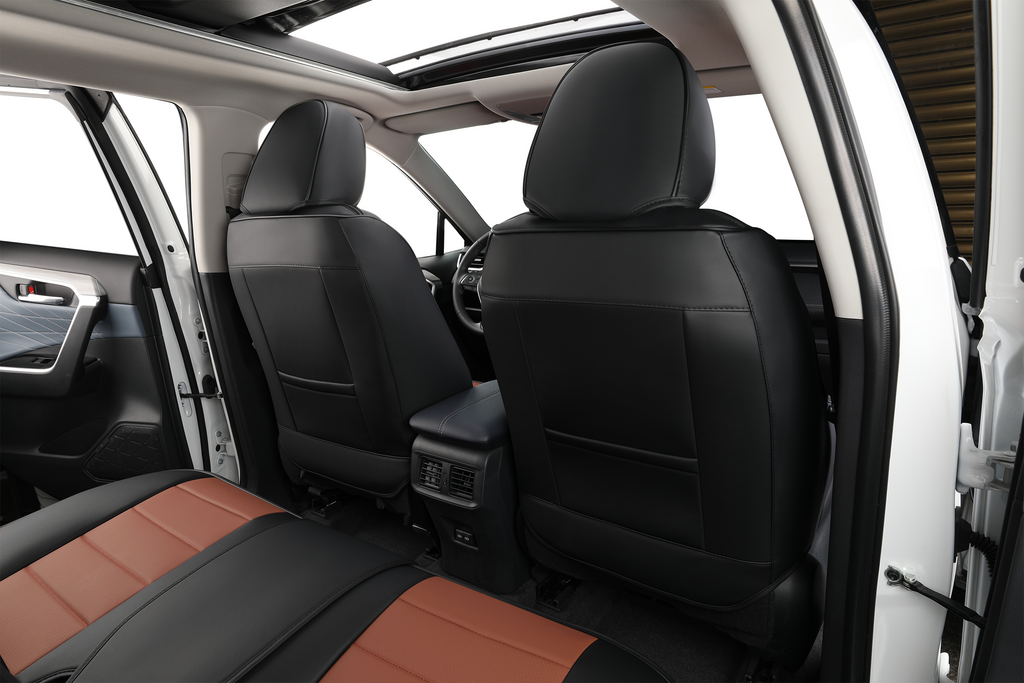 2nd Gen STAR5 Premium Seat Covers – Full Set for 5-Seater Sedans, SUVs & Trucks (Caramel)