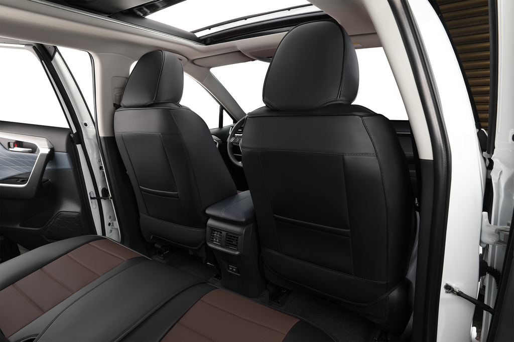 2nd Gen STAR5 Premium Seat Covers – Full Set for 5-Seater Sedans, SUVs & Trucks (Coffee)