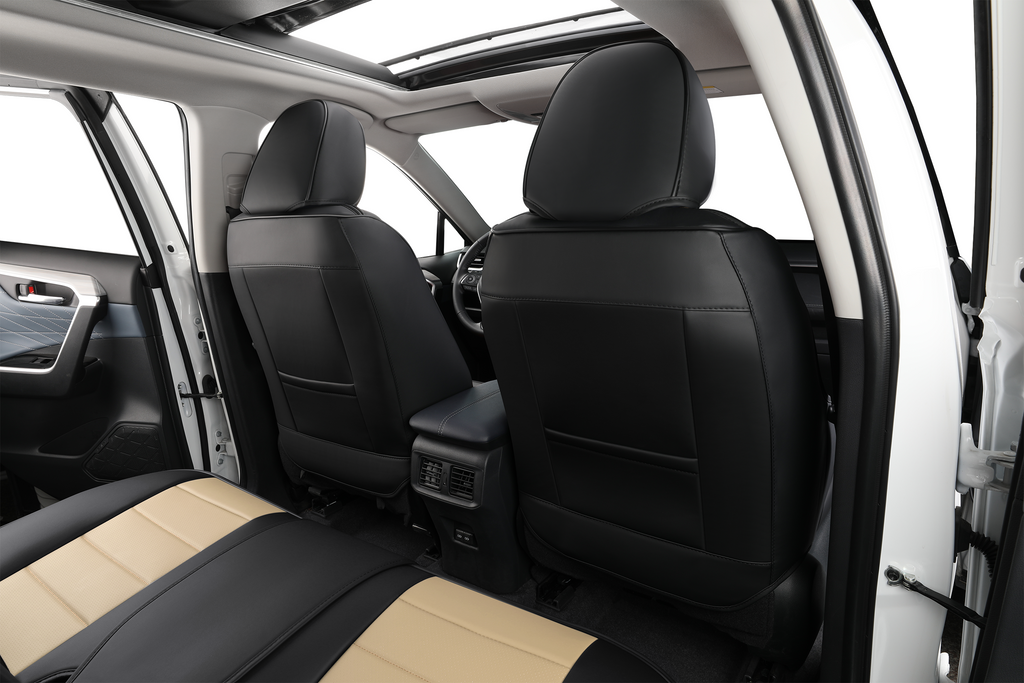 2nd Gen STAR5 Premium Seat Covers – Full Set for 5-Seater Sedans, SUVs & Trucks (Tan)