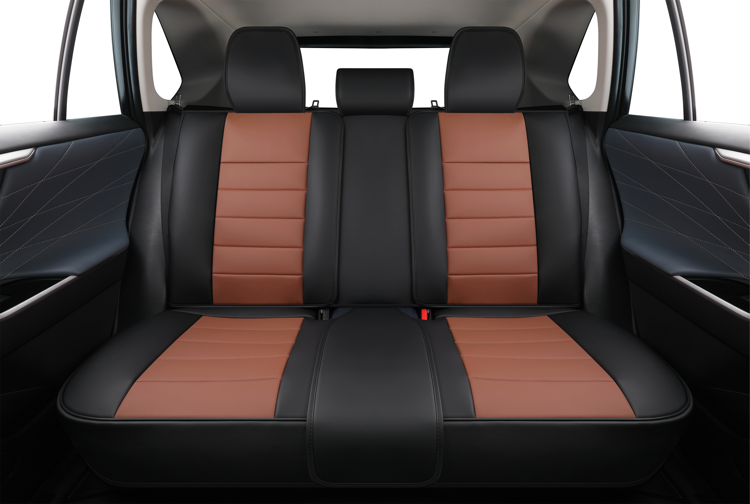 2nd Gen STAR5 Premium Seat Covers – Full Set for 5-Seater Sedans, SUVs & Trucks (Caramel)