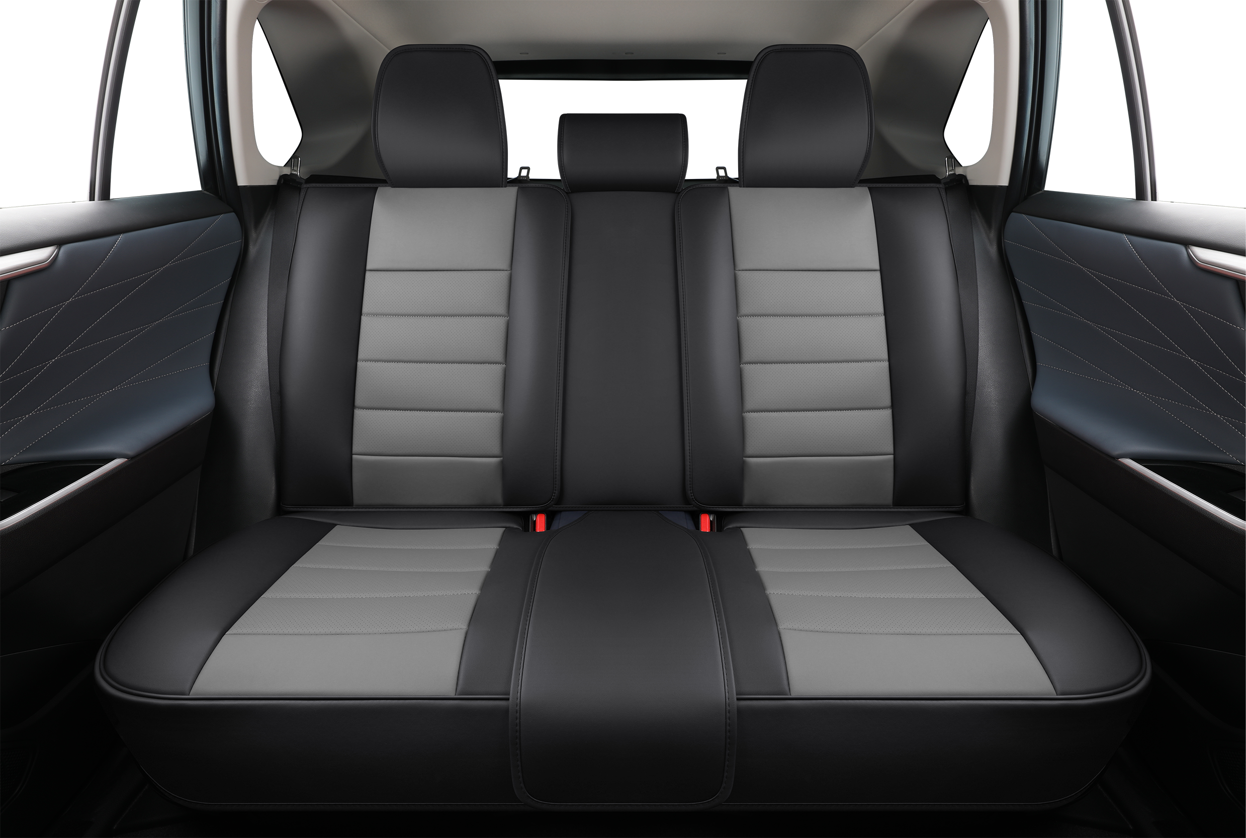 2nd Gen STAR5 Premium Seat Covers – Full Set for 5-Seater Sedans, SUVs & Trucks (Steel Gray)