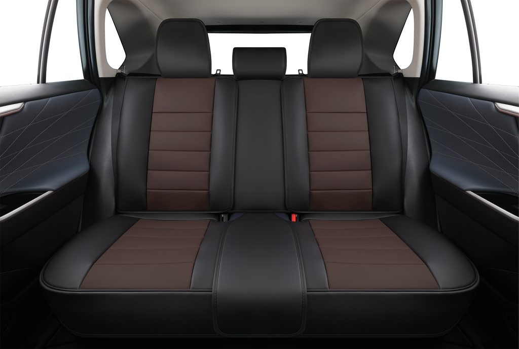2nd Gen STAR5 Premium Seat Covers – Full Set for 5-Seater Sedans, SUVs & Trucks (Coffee)