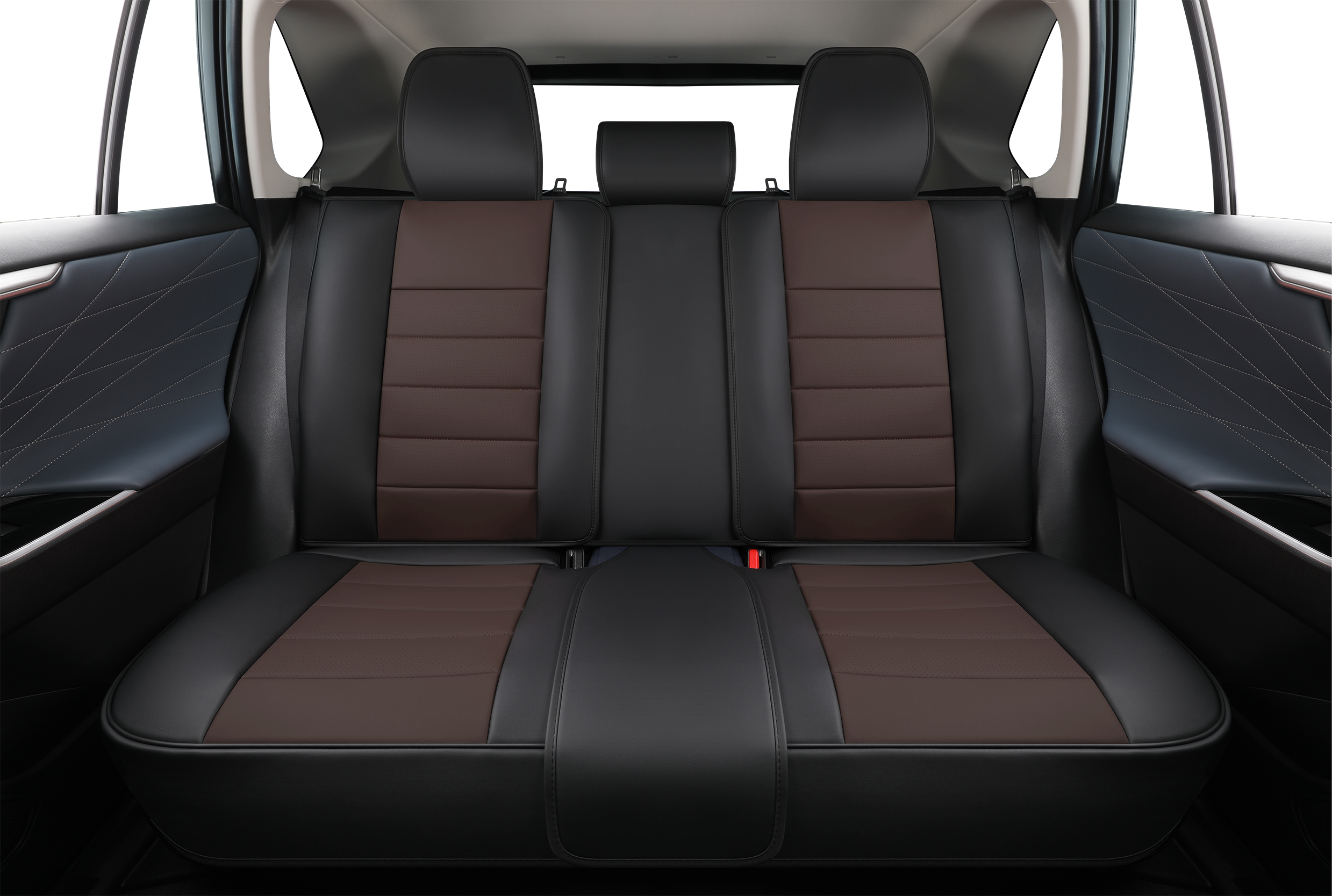2nd Gen STAR5 Premium Seat Covers – Full Set for 5-Seater Sedans, SUVs & Trucks (Coffee)
