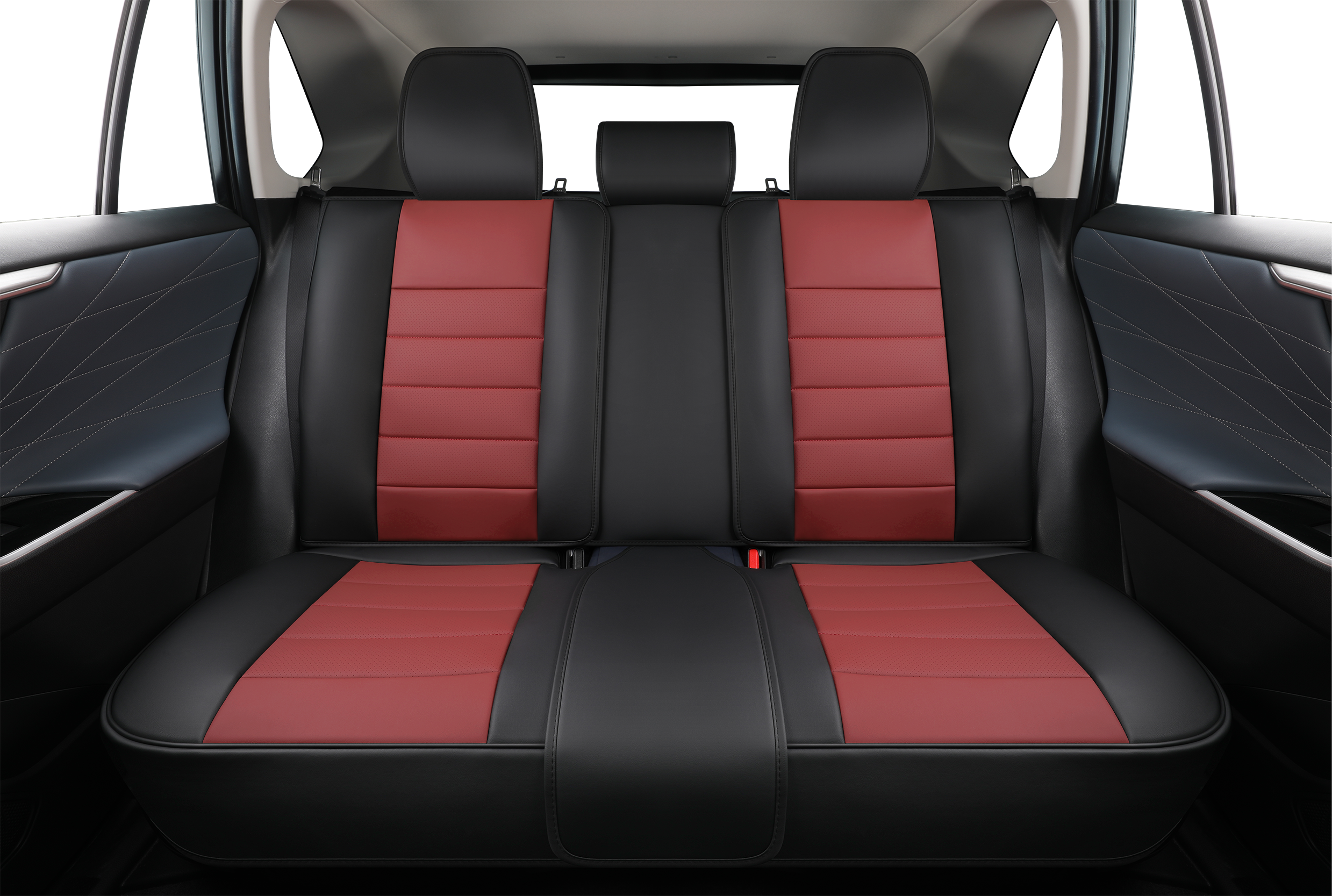 2nd Gen STAR5 Premium Seat Covers – Full Set for 5-Seater Sedans, SUVs & Trucks (Maroon)
