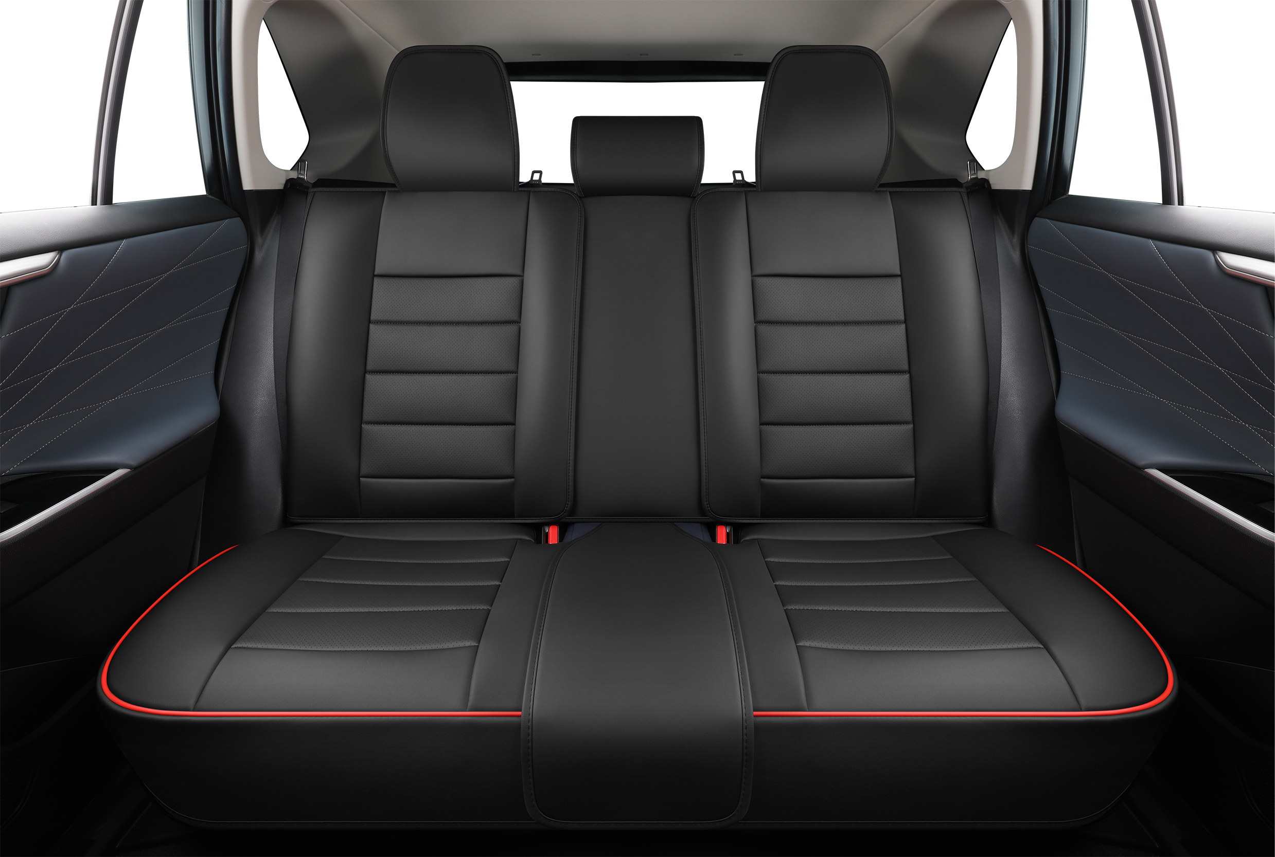 2nd Gen STAR5 Premium Seat Covers – Full Set for 5-Seater Sedans, SUVs & Trucks (Sporty Black)