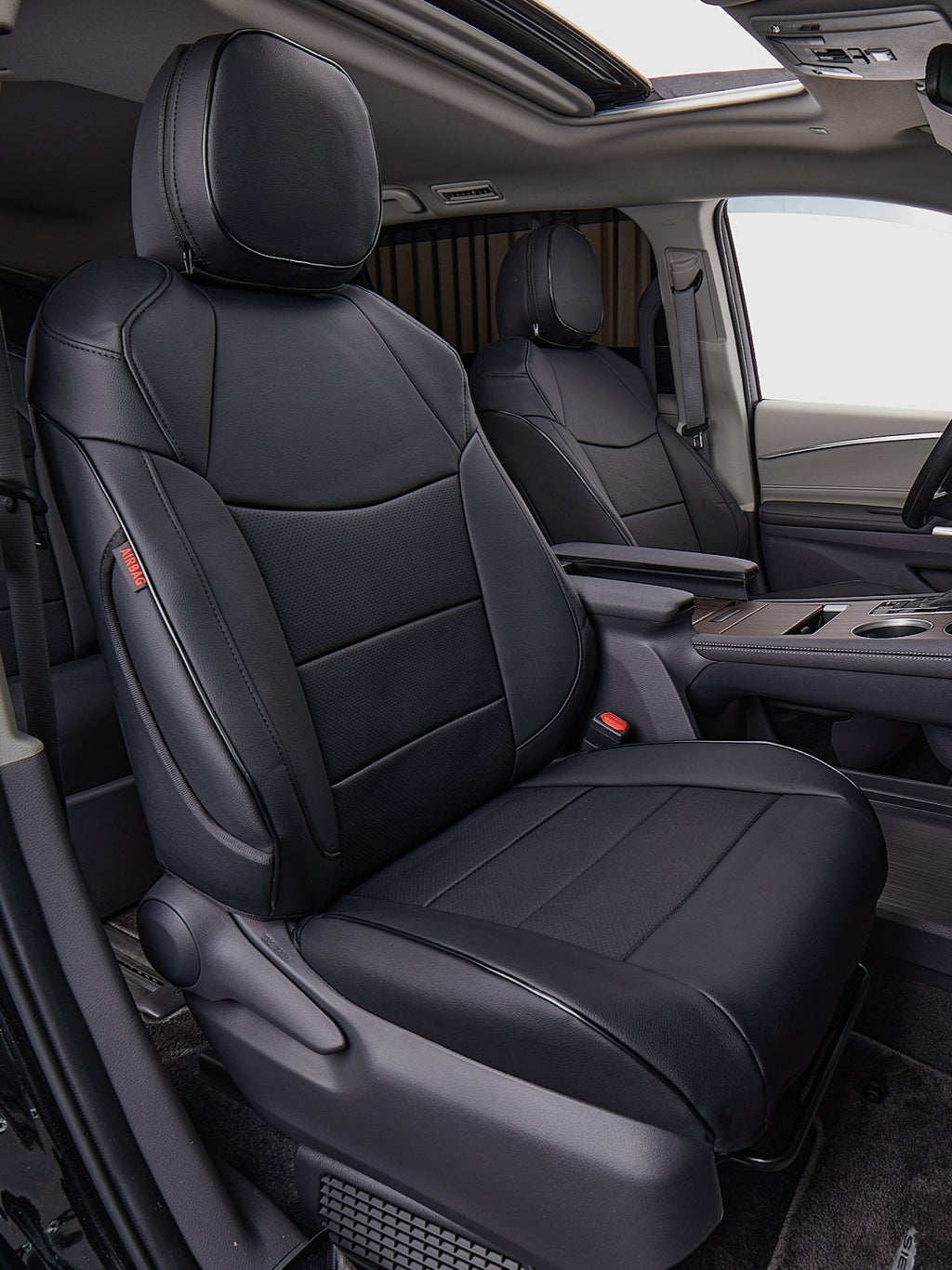 STAR5 Premium Custom Series Seat Covers for 2021–2026 Toyota Sienna 8-Passenger – Full 3-Row Set