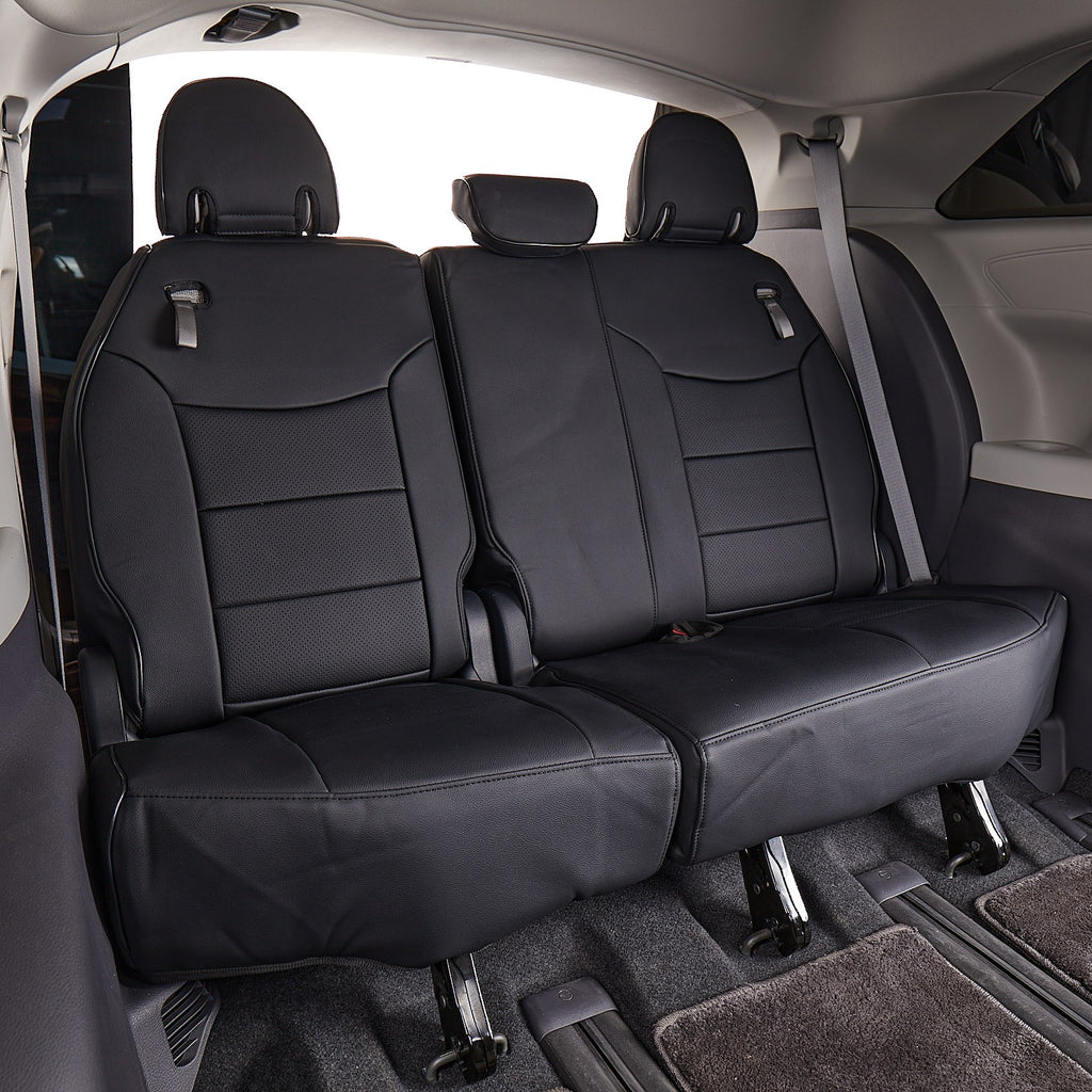 STAR5 Premium Custom Series Seat Covers for 2021–2026 Toyota Sienna 8-Passenger – Full 3-Row Set