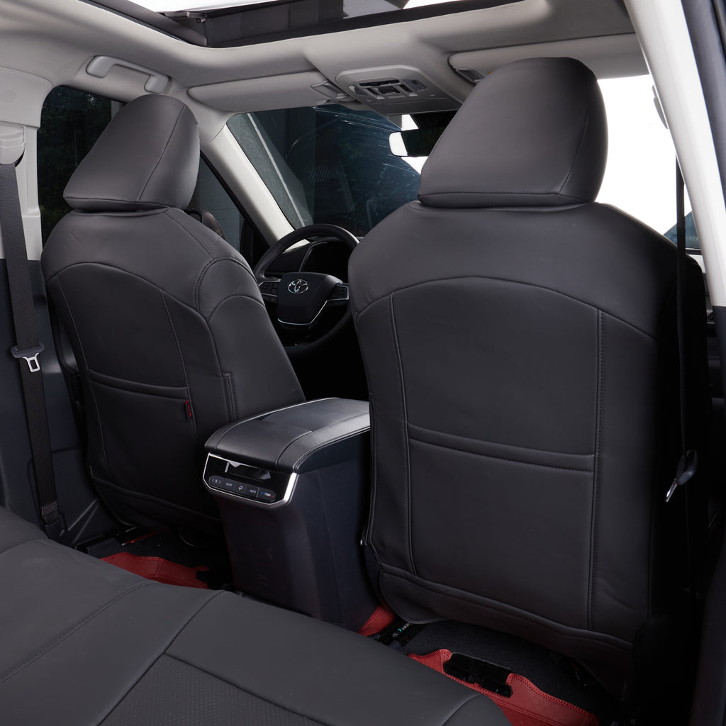 STAR5 Premium Custom Series Seat Covers for 2020–2026 Toyota Highlander 8-Passenger – Full 3-Row Set