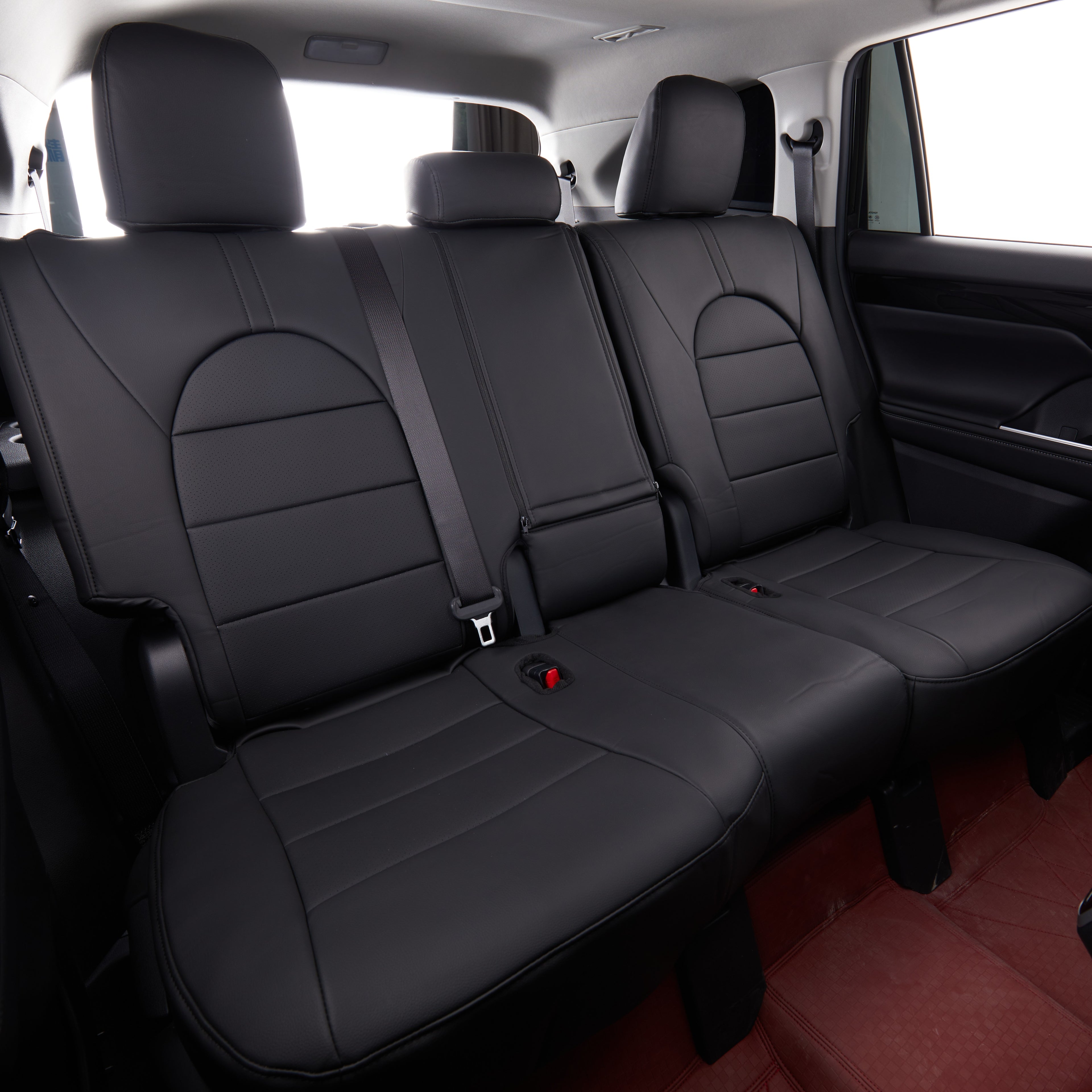 STAR5 Premium Custom Series Seat Covers for 2020–2026 Toyota Highlander 8-Passenger – Full 3-Row Set