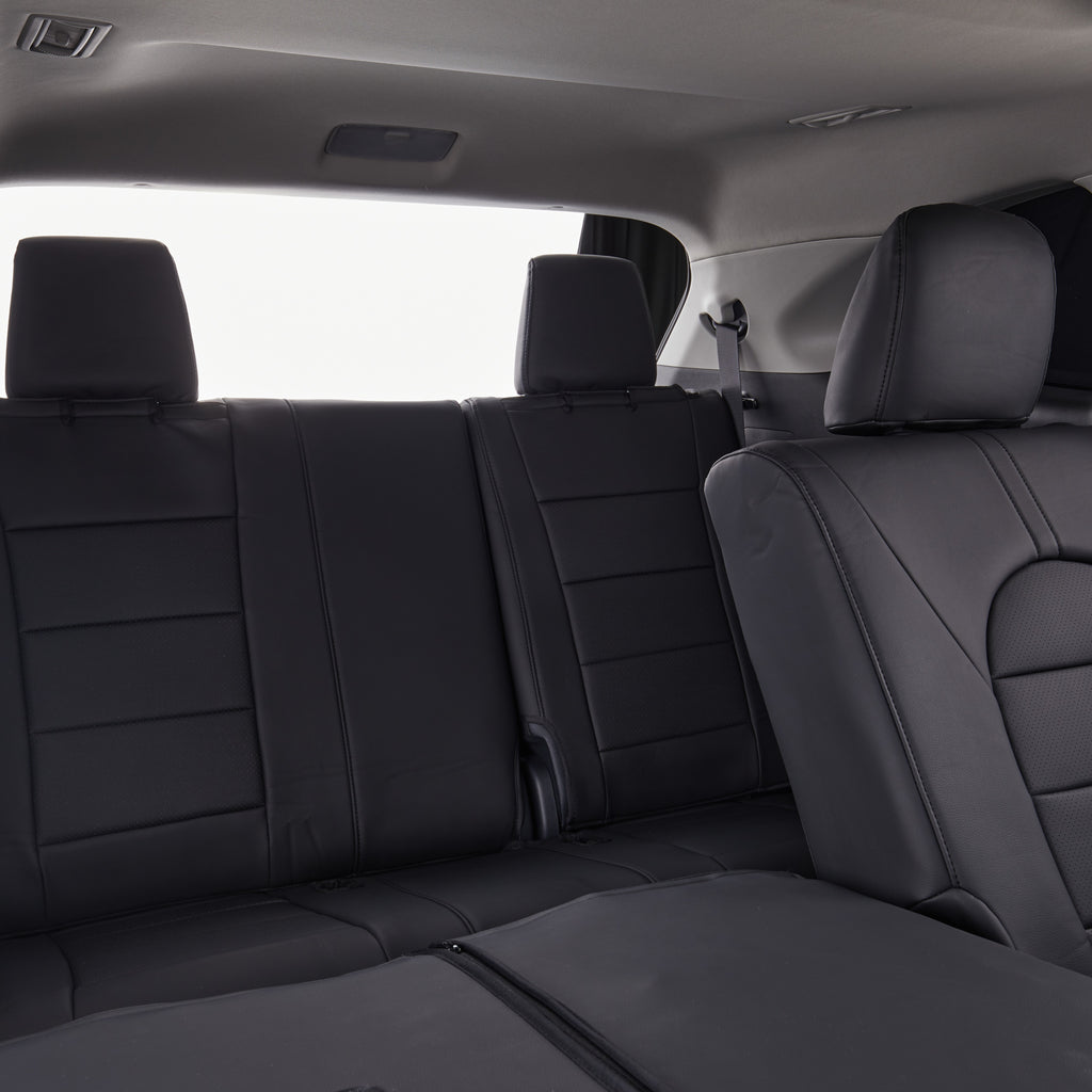 STAR5 Premium Custom Series Seat Covers for 2020–2026 Toyota Highlander 8-Passenger – Full 3-Row Set