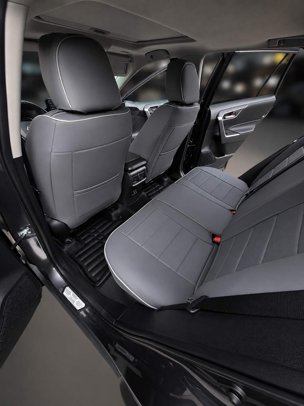 STAR5 Original Series Seat Covers (1st Gen) – Full Set for 5-Seater Sedans, SUVs & Trucks (Steel Gray)