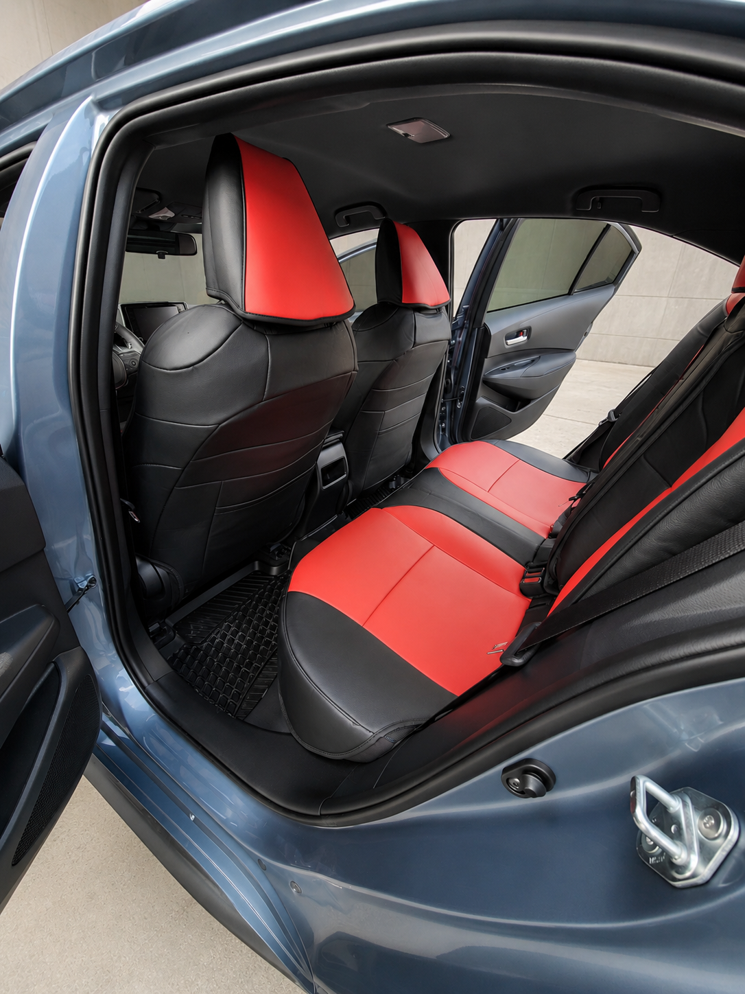 STAR5 Custom-Fit Seat Covers for 2020–2026 Toyota Corolla Gas Sedan – Full 5-Seat Set (Red)