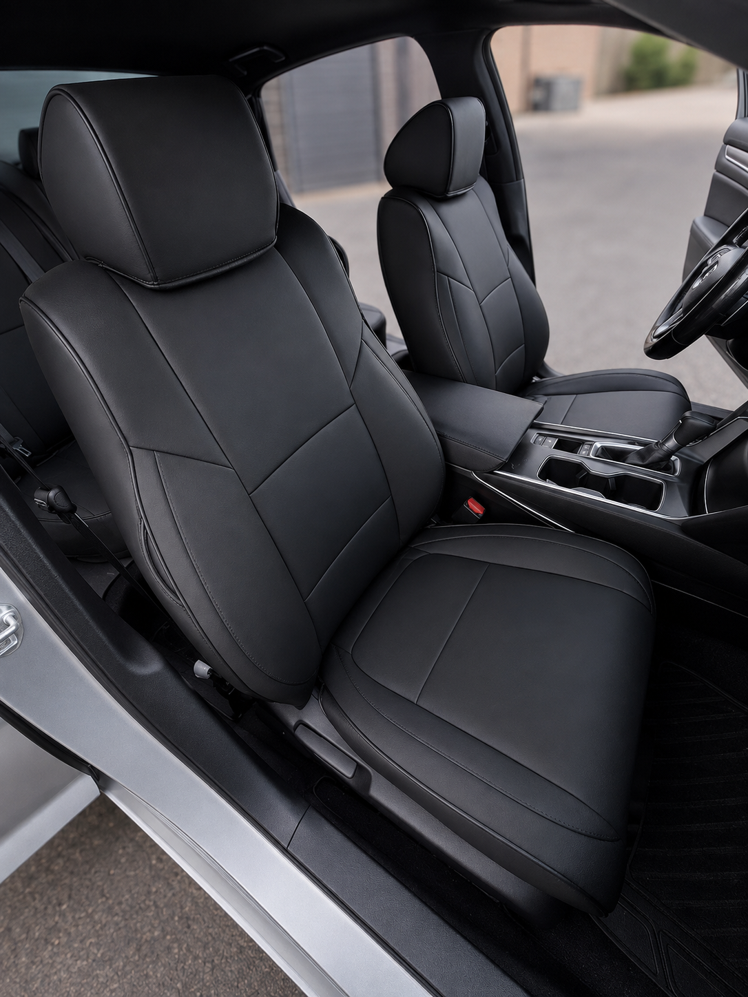 STAR5 Custom-Fit Seat Covers for 2018–2022 Honda Accord – Full 5-Seat Set (Black)