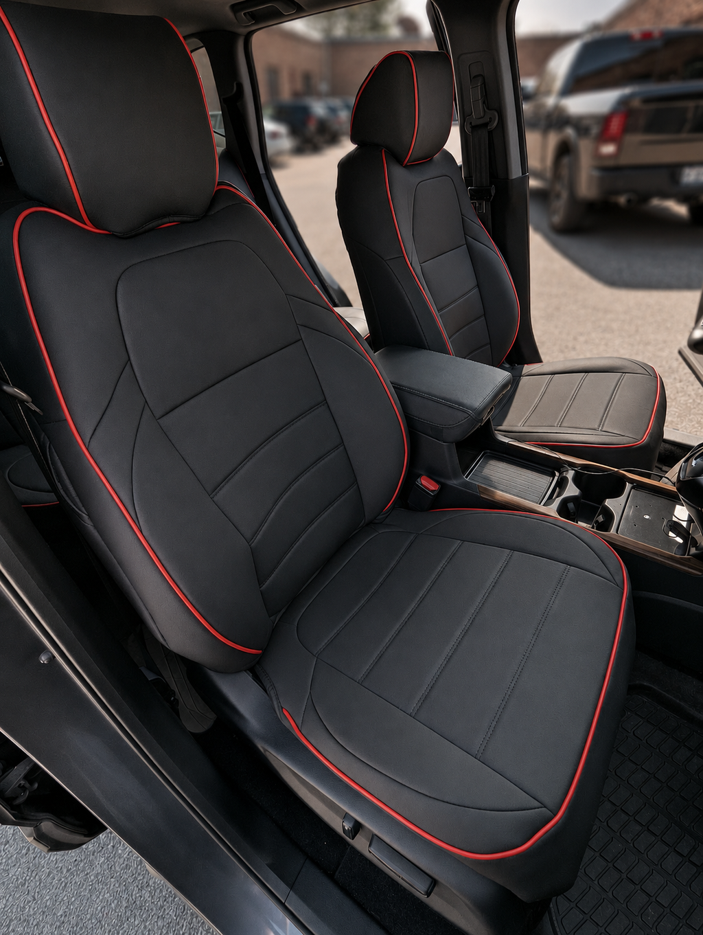 STAR5 Custom-Fit Seat Covers for 2017–2026 Honda CR-V – Gas & Hybrid – Full 5-Seat Set (Sporty)