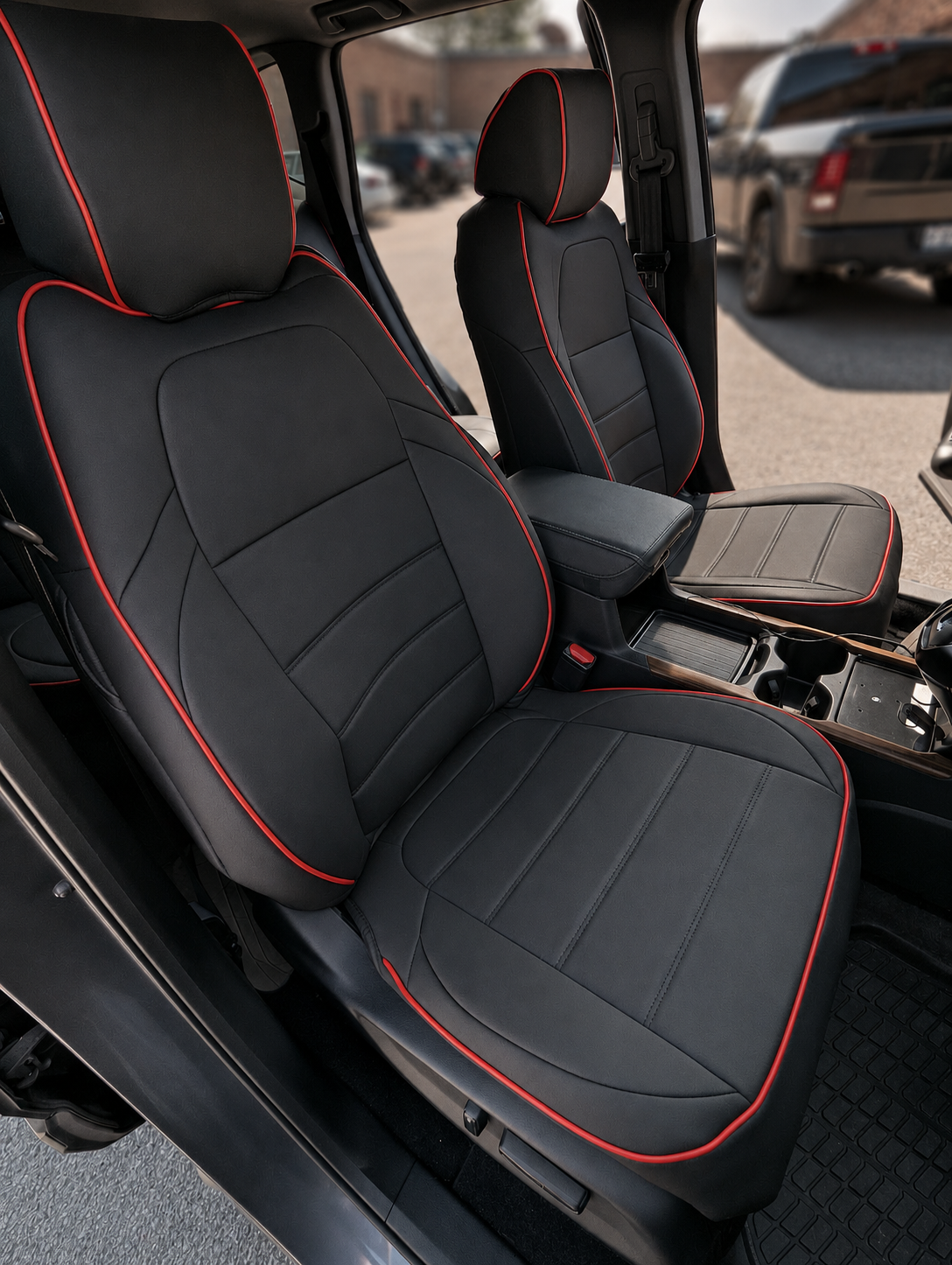 STAR5 Custom-Fit Seat Covers for 2017–2026 Honda CR-V – Gas & Hybrid – Full 5-Seat Set (Sporty)