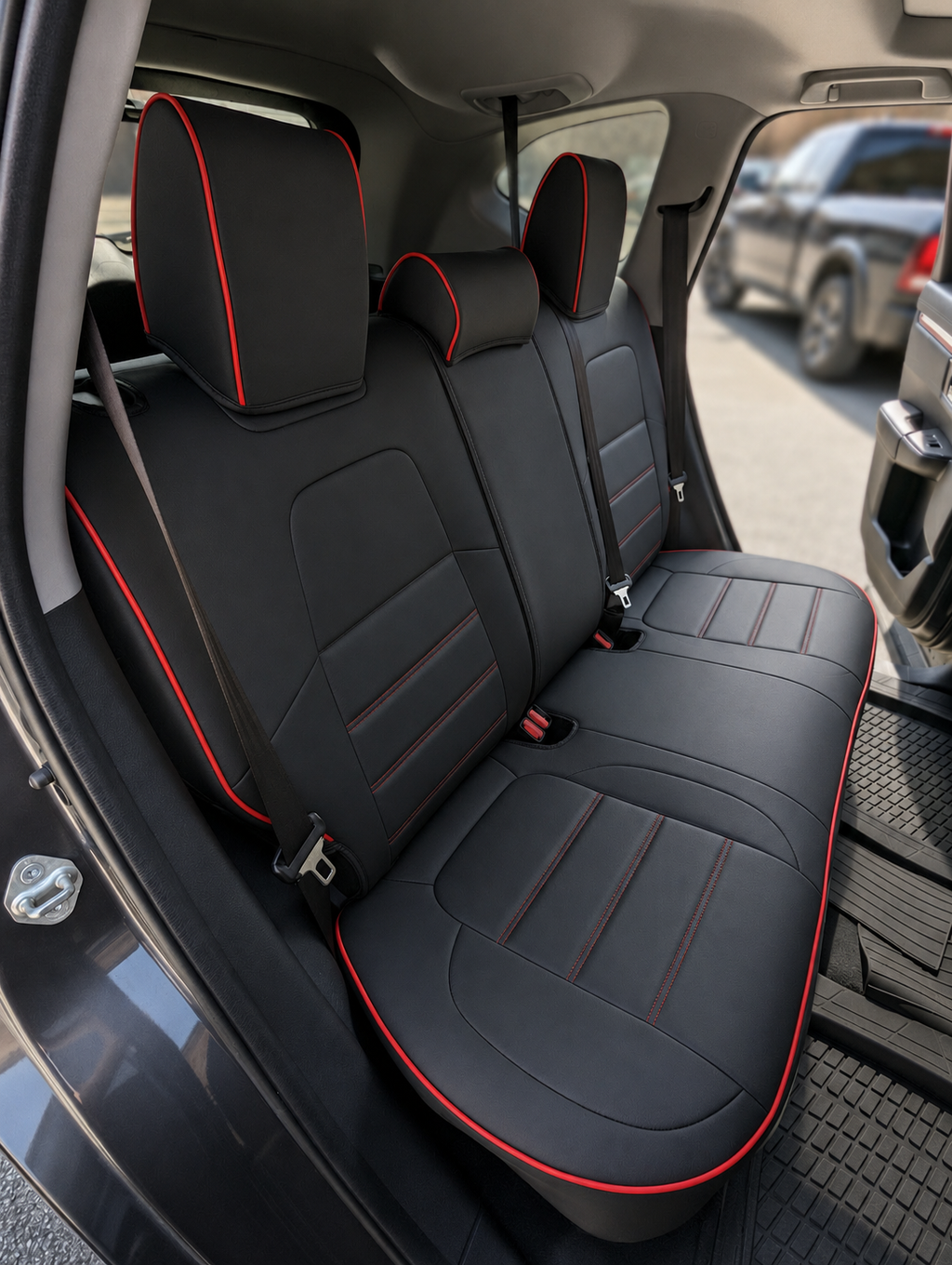 STAR5 Custom-Fit Seat Covers for 2017–2026 Honda CR-V – Gas & Hybrid – Full 5-Seat Set (Sporty)