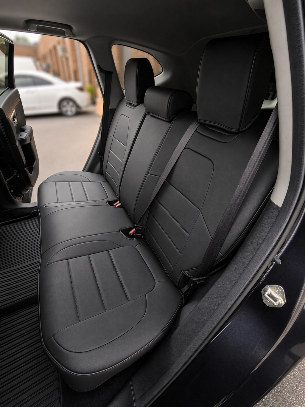 STAR5 Custom-Fit Seat Covers for 2017–2026 Honda CR-V – Gas & Hybrid – Full 5-Seat Set (Black)