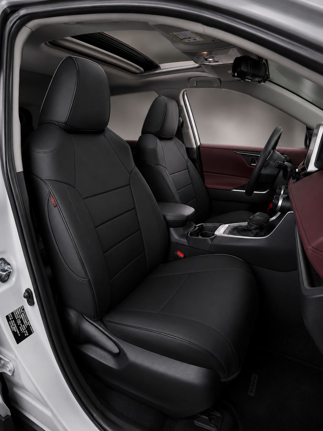 STAR5 Premium Custom Series Seat Covers for 2019–2025 Toyota RAV4 Gas – Full 5-Seat Set