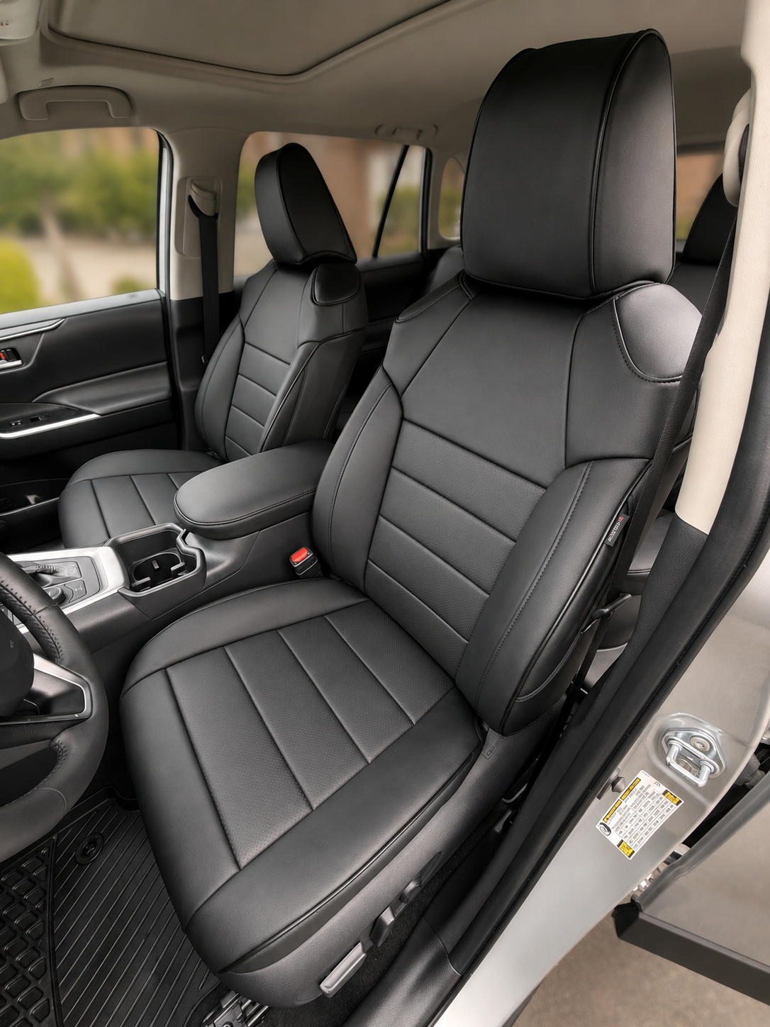 STAR5 Premium Custom Series Seat Covers for 2019–2025 Toyota RAV4 Gas – Full 5-Seat Set