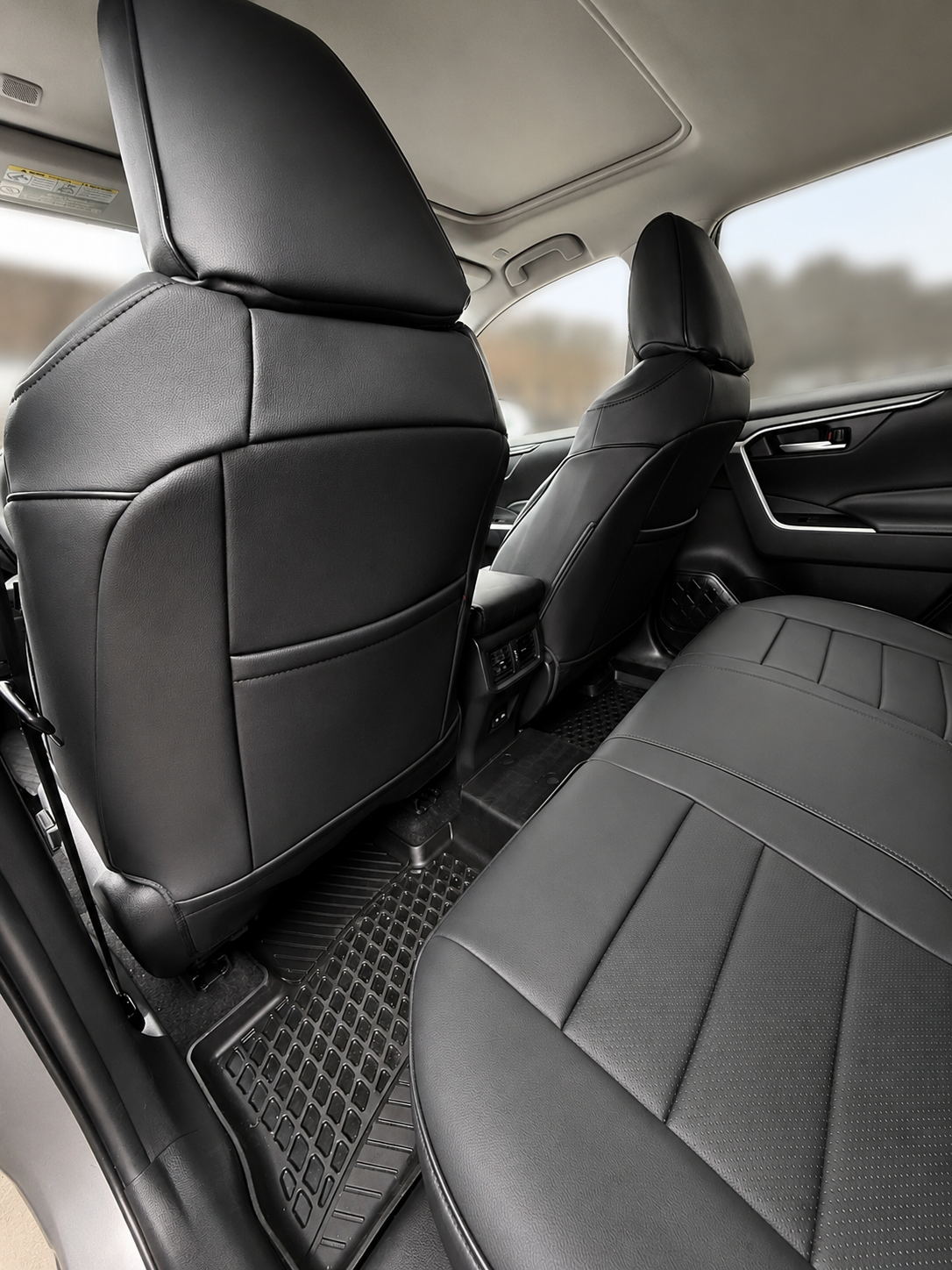 STAR5 Premium Custom Series Seat Covers for 2019–2025 Toyota RAV4 Gas – Full 5-Seat Set