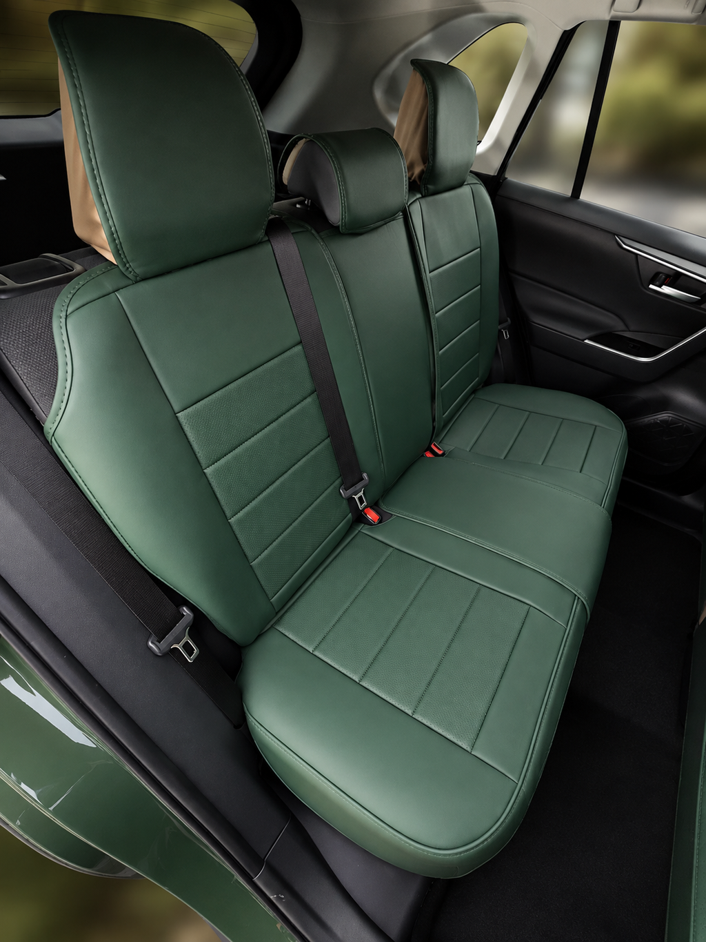 STAR5 Original Series Seat Covers (1st Gen) – Full Set for 5-Seater Sedans, SUVs & Trucks (Military Green)