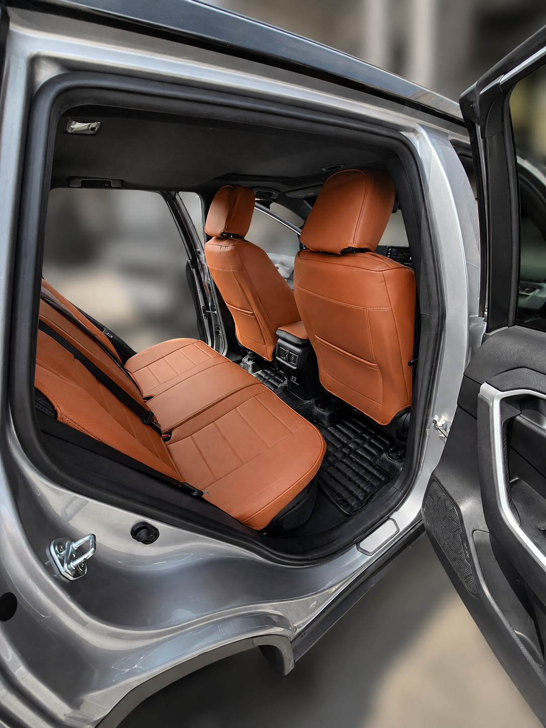 STAR5 Original Series Seat Covers (1st Gen) – Full Set for 5-Seater Sedans, SUVs & Trucks (Caramel)