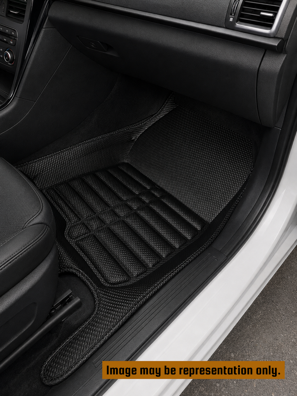 STAR5 1st Gen MAX Custom-Fit All-Weather Floor Mats for 2019–2025 Toyota RAV4 (Gas Models)