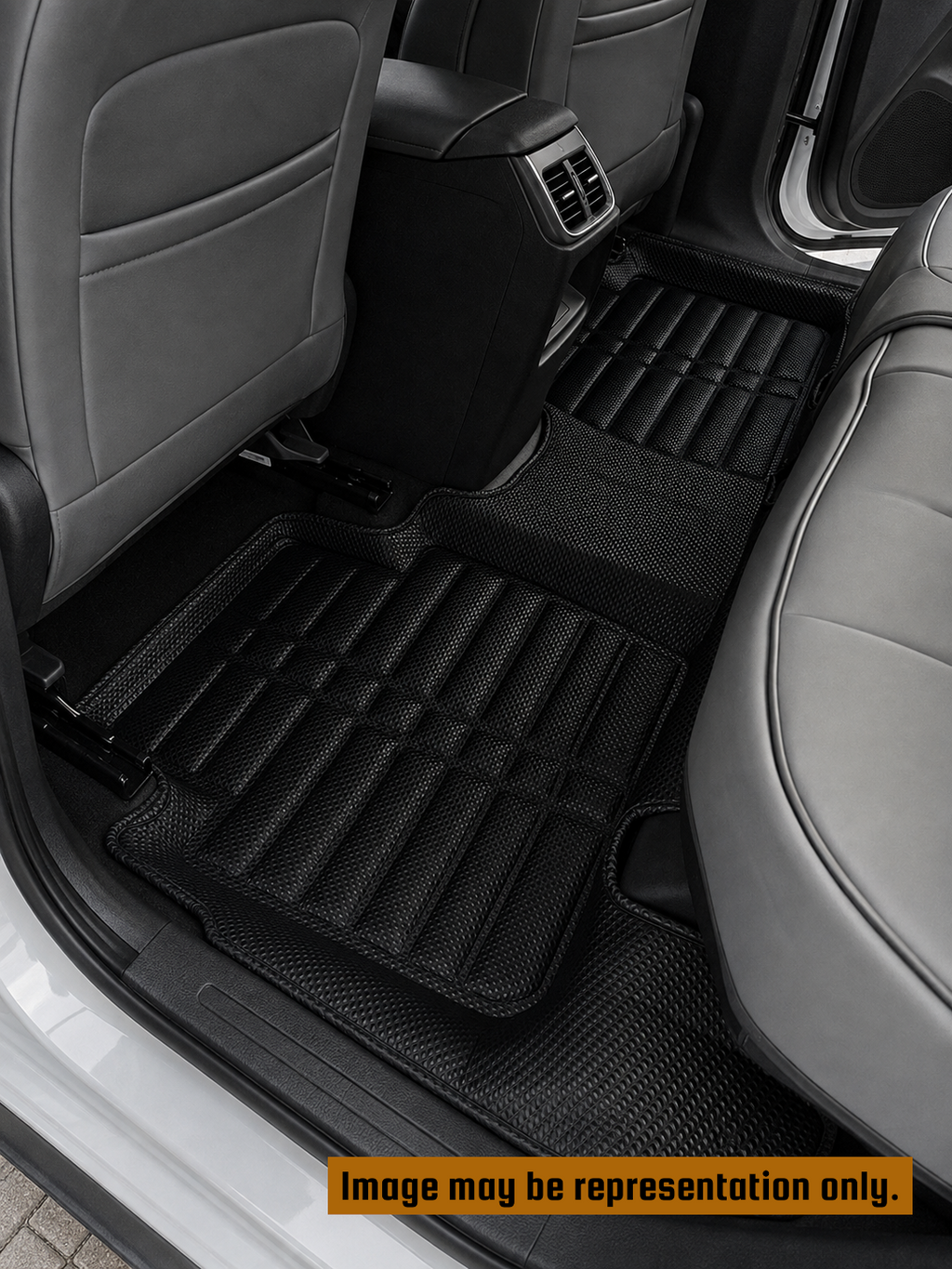 STAR5 1st Gen MAX Custom-Fit All-Weather Floor Mats for 2019–2025 Toyota RAV4 (Gas Models)