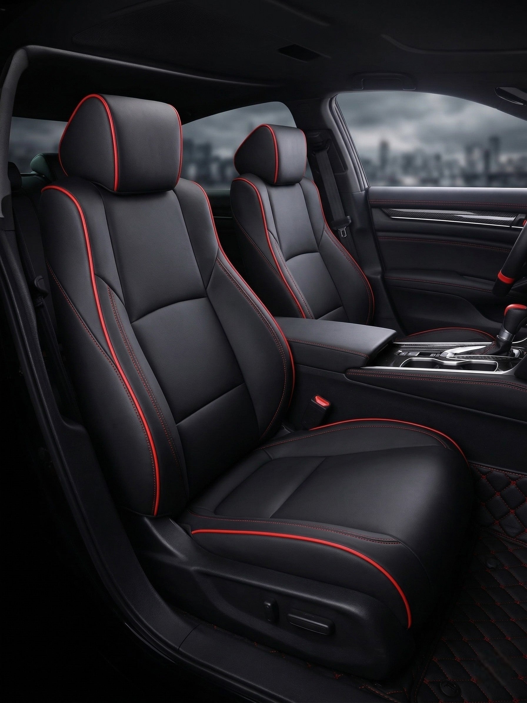 STAR5 Custom-Fit Seat Covers for 2018–2022 Honda Accord – Full 5-Seat Set (Sporty)